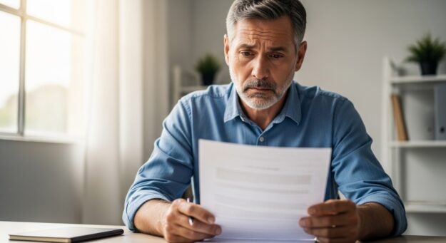 Trabalhador buscando orientação sobre demissão por justa causa e direitos
