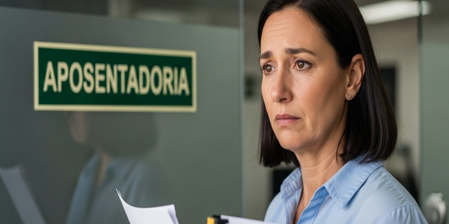 Trabalhador pensativo diante da aposentadoria